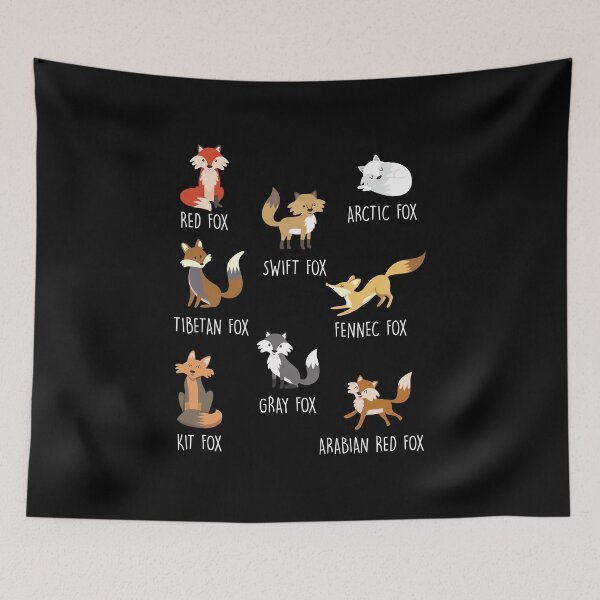 Item preview, Foxes Of The World Gift Educational Funny Fox Animal Lover designed and sold by Lenny Stahl.
