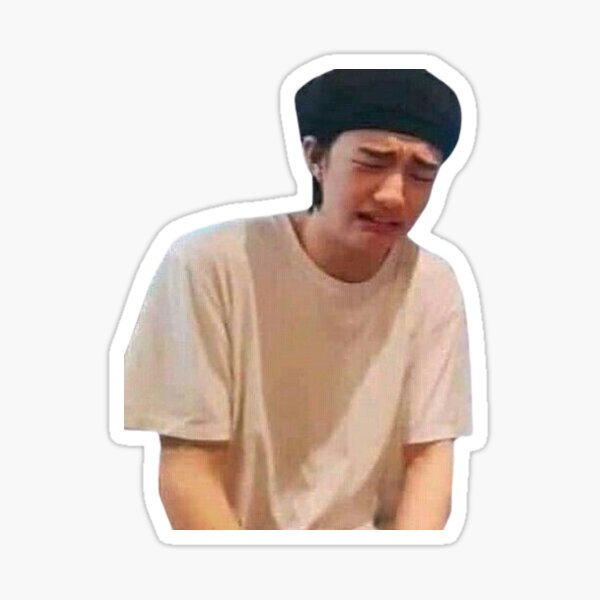 Artikel-Vorschau von Stray Kids Hyunjin Meme-Aufkleber, designt und verkauft von borahae0613.