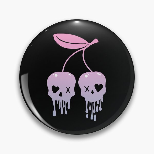 Item preview, Cherry skull kawaii designed and sold by Fran Fryberg.