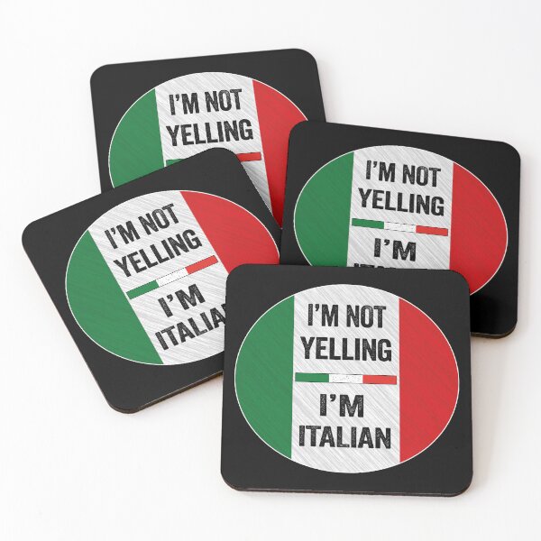 Item preview, I'm Not Yelling I'm Italian, Funny Italian Quotes designed and sold by SaliDesigner.