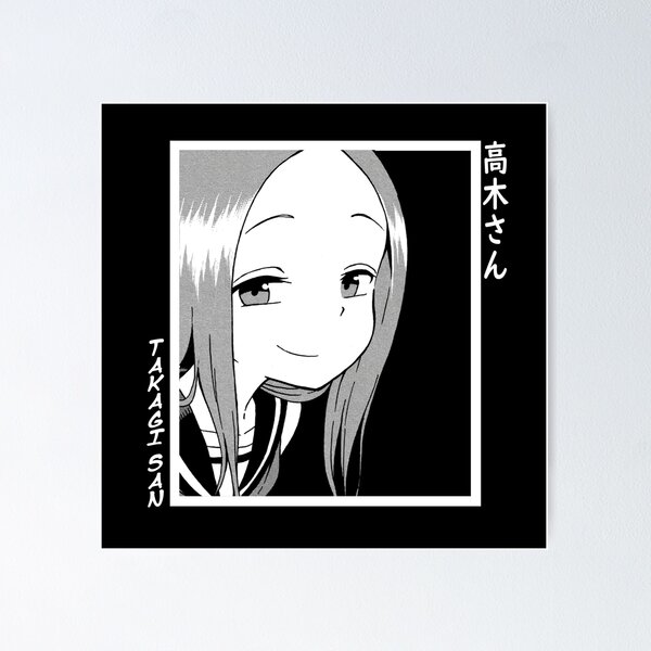 Karakai Jouzu No Takagi-san Takagi Anime Manga Wall Retro Poster