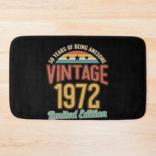 Item preview, 50th Birthday 50 Years of Being Awesome Vintage 1972 designed and sold by Hananiah Merch.