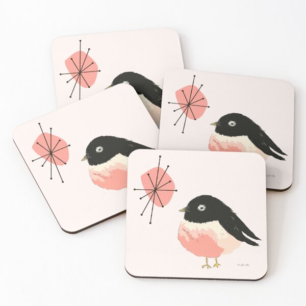 Item preview, Mid-Century Modern Pink Bird designed and sold by concettaellis.
