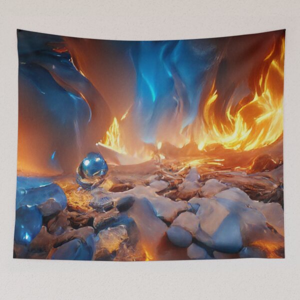 Item preview, Ice and Fire Nature Fusion style Art Work collection. designed and sold by Sloyar.