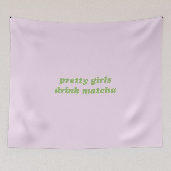 Item preview, Pink and green matcha quote designed and sold by theaestheticco.