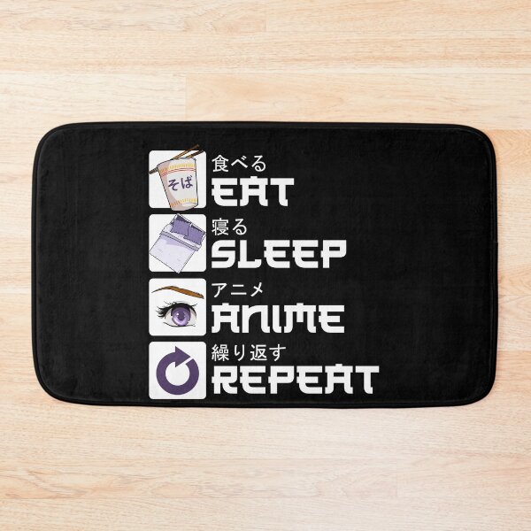 Item preview, Eat Sleep Anime Repeat Manga Japanese Anime Stuff designed and sold by Hananiah Merch.