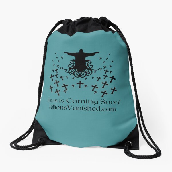 Jesus is Coming - Christian Drawstring Bag