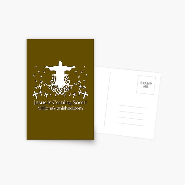 Jesus is Coming - Christian Postcard