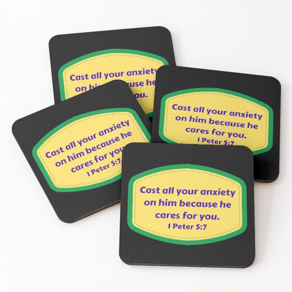 Item preview, Bible Verse 1 Peter 5:7 designed and sold by Prayingwarrior.