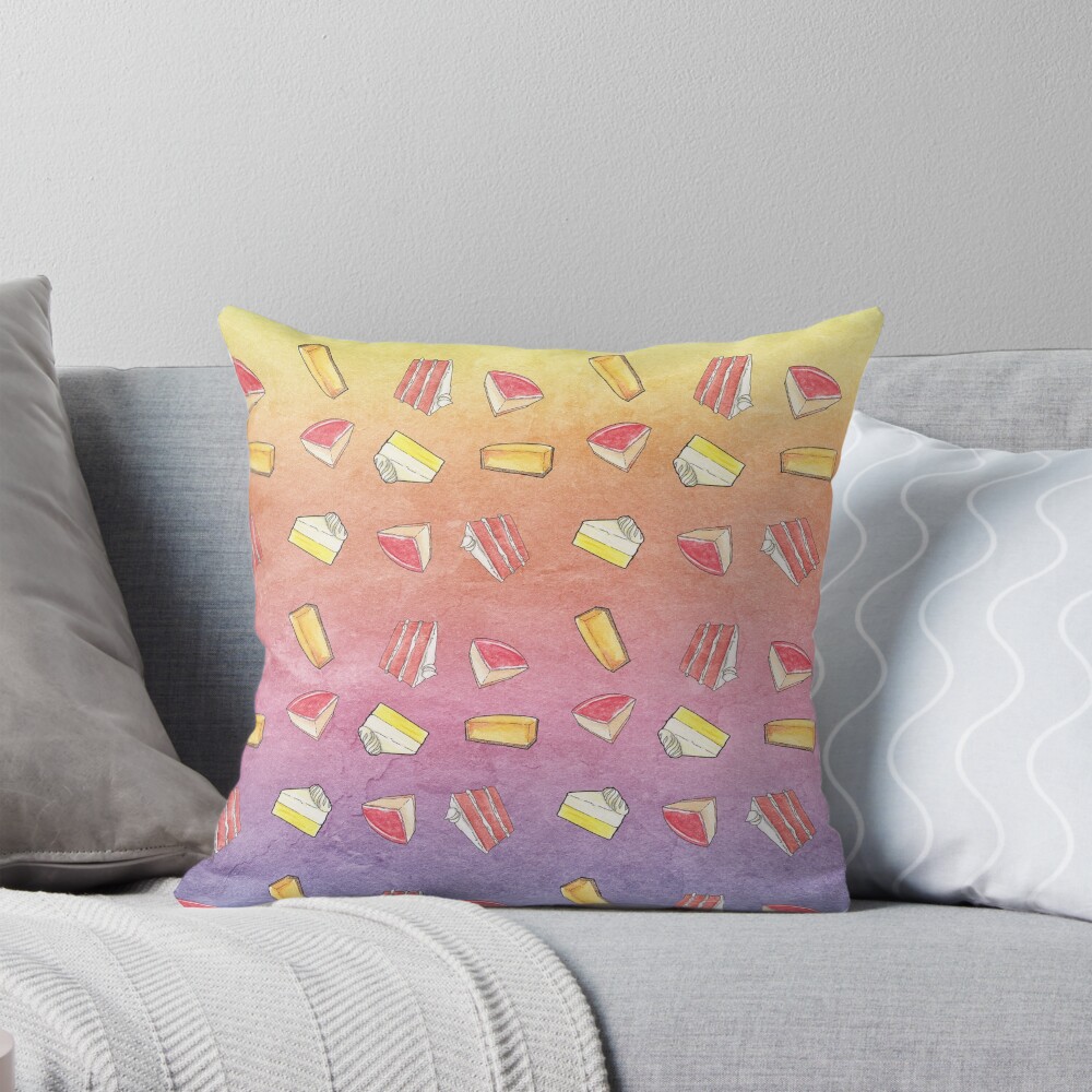 Item preview, Throw Pillow designed and sold by farbcafe.