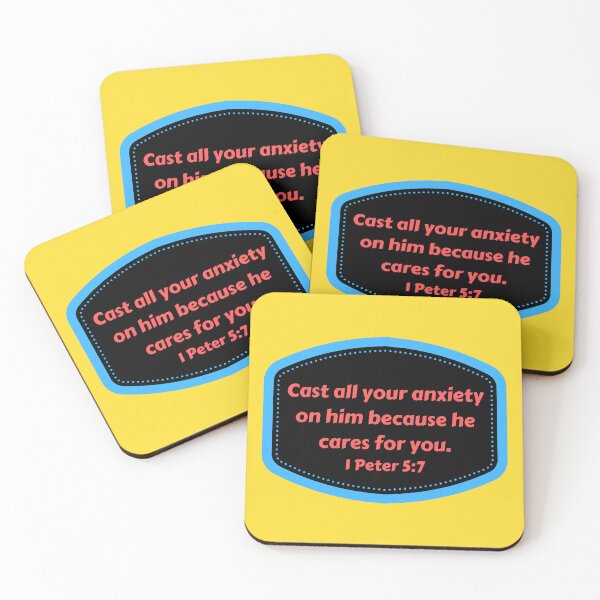 Item preview, Bible Verse 1 Peter 5:7 designed and sold by Prayingwarrior.