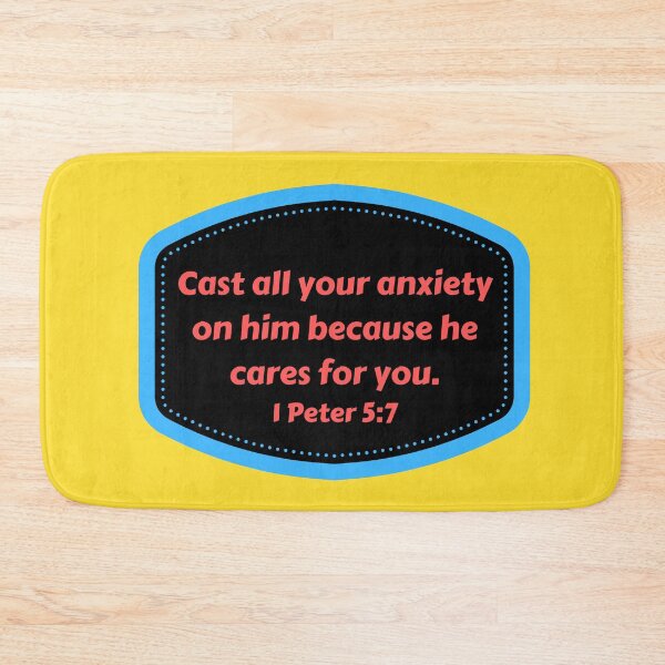 Item preview, Bible Verse 1 Peter 5:7 designed and sold by Prayingwarrior.
