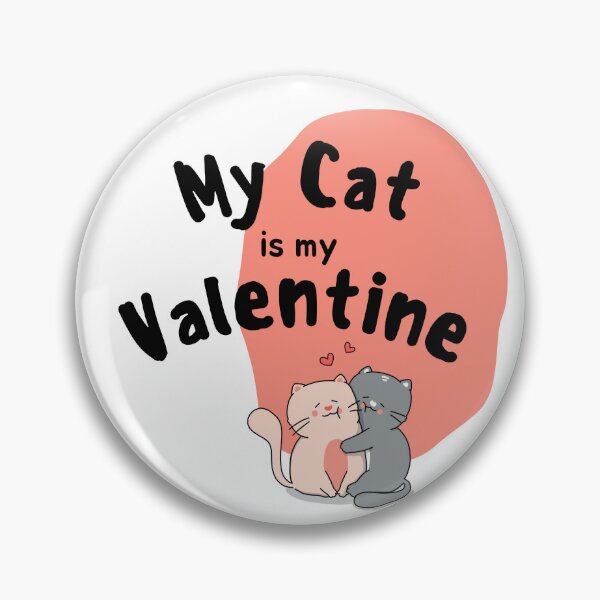 Artikelvorschau, Meine Katze ist mein Valentinsgruß lustig entworfen und verkauft von Yakuzads.