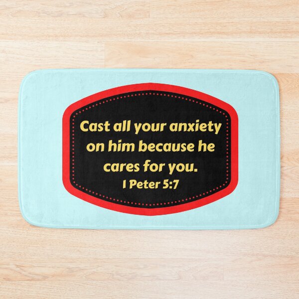 Item preview, Bible Verse 1 Peter 5:7 designed and sold by Prayingwarrior.