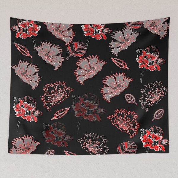 Item preview, LES FLEURS ROUGES designed and sold by KINGTOUCAN.