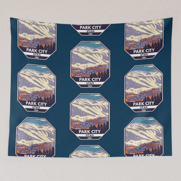 Item preview, Park City Utah Winter Resort designed and sold by KrisSidDesigns.