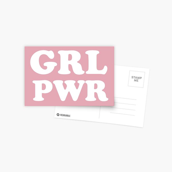 Girl Power Postcard