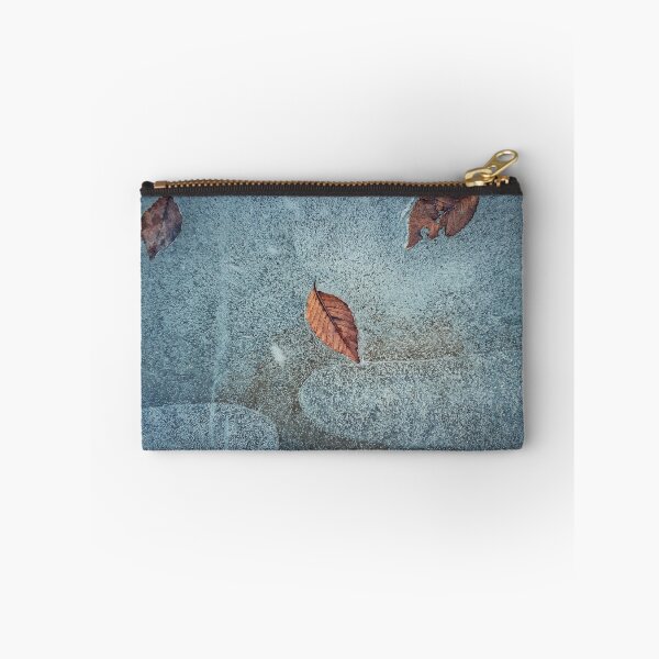 Item preview, fallen leaves frozen in a puddle designed and sold by psychoshadow.