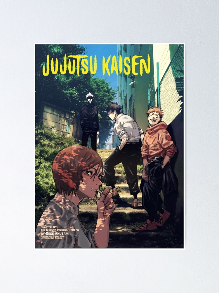 Póster «jujutsu Kaisen Cartel Animado De Gmd08 Redbubble