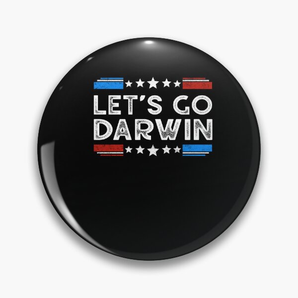 Item preview, Lets Go Darwin US American Flag Charles Darwin Funny designed and sold by Leslie Smith.