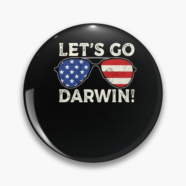Item preview, Lets Go Darwin US American Flag Charles Darwin Funny designed and sold by Leslie Smith.