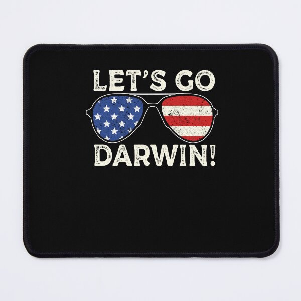 Item preview, Lets Go Darwin US American Flag Charles Darwin Funny designed and sold by Leslie Smith.