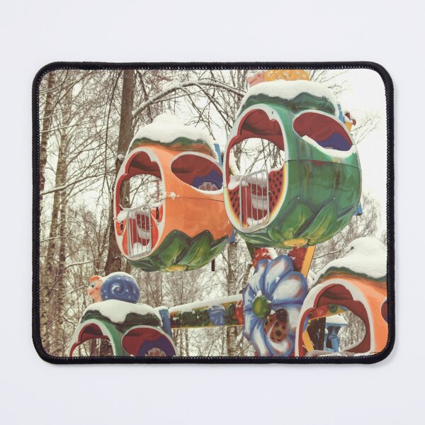 Item preview, The park. Carousel in winter designed and sold by EvgeniiV.