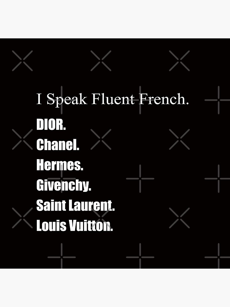 I Speak Fluent French Throw Pillow for Sale by markdn45