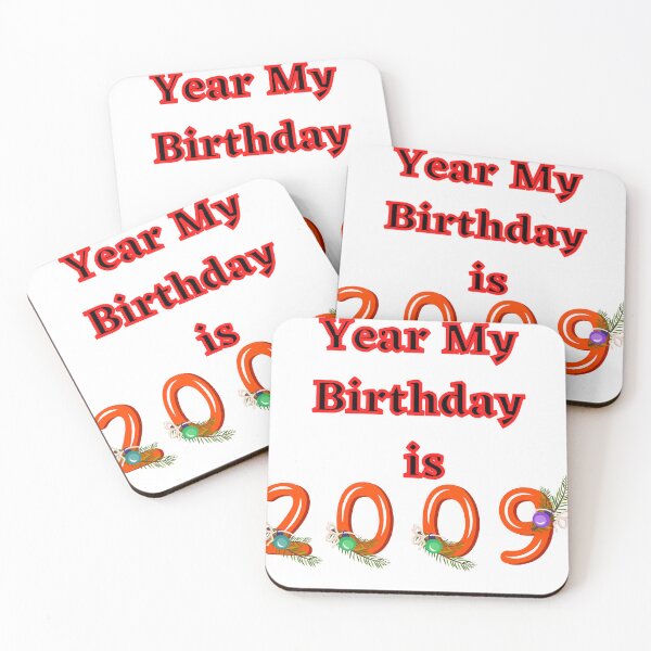 Item preview, Year My Birthday is 2009 designed and sold by ASboom.