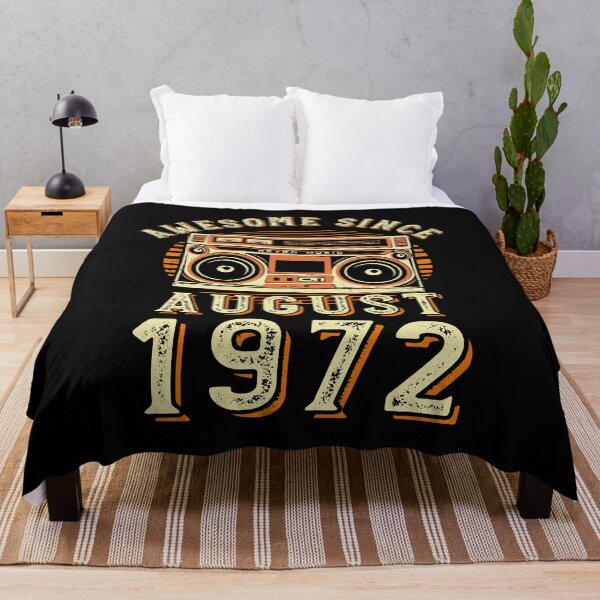 Item preview, Funny Birthday Quote, Awesome Since August 1972, Cool Birthday designed and sold by Estrytee.