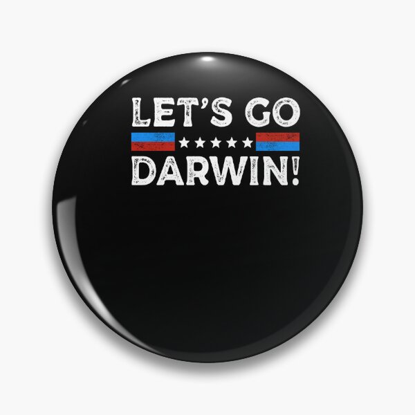 Item preview, Lets Go Darwin US American Flag Charles Darwin Funny designed and sold by Leslie Smith.