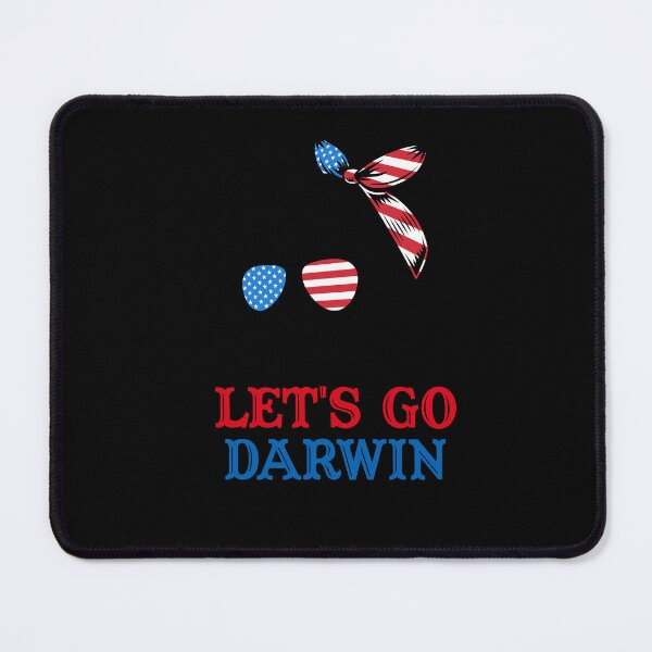 Item preview, Lets Go Darwin US American Flag Charles Darwin Funny designed and sold by Leslie Smith.