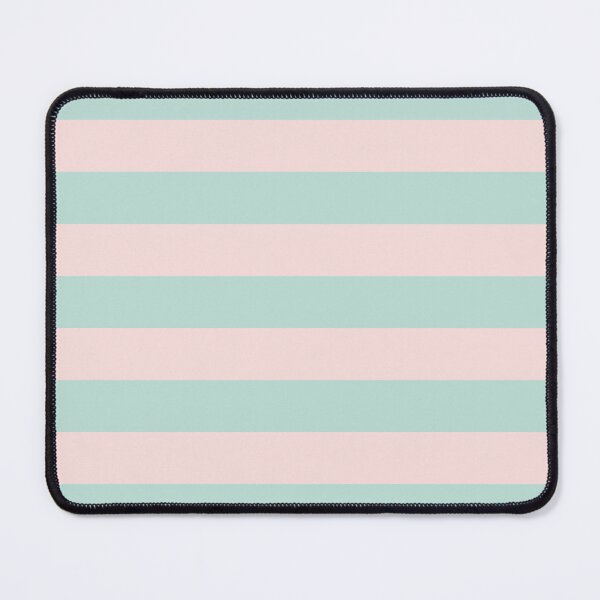 Item preview, Medium PALE PINK and MINT GREEN Horizontal STRIPES designed and sold by RachelMacht.