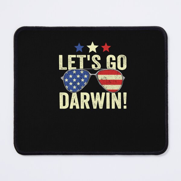 Item preview, Lets Go Darwin US American Flag Charles Darwin Funny designed and sold by Leslie Smith.