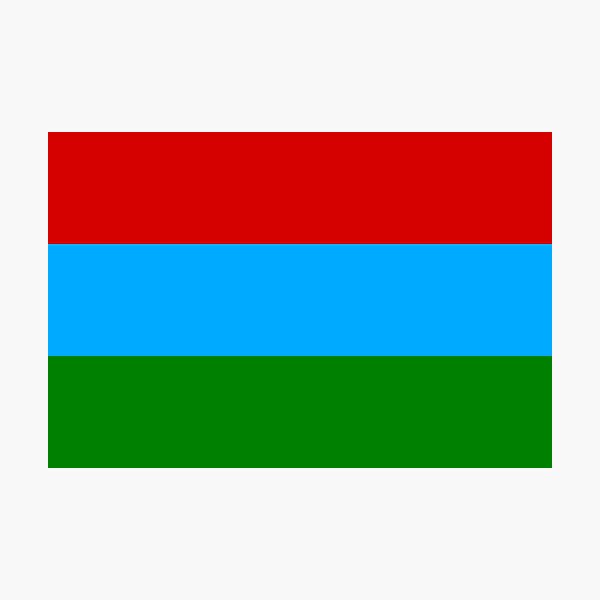 Item preview, Flag of the Republic of Karelia designed and sold by Inimma.