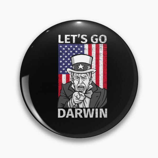 Item preview, Lets Go Darwin US American Flag Charles Darwin Funny designed and sold by Leslie Smith.