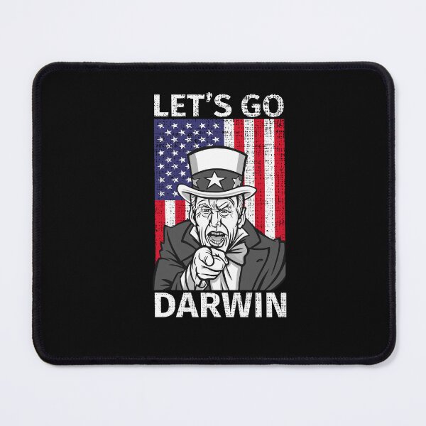 Item preview, Lets Go Darwin US American Flag Charles Darwin Funny designed and sold by Leslie Smith.
