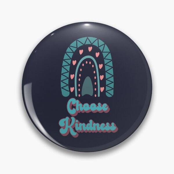 Item preview, Choose Kindness Vintage Retro Boho Rainbow Positivity designed and sold by Itaya Art.