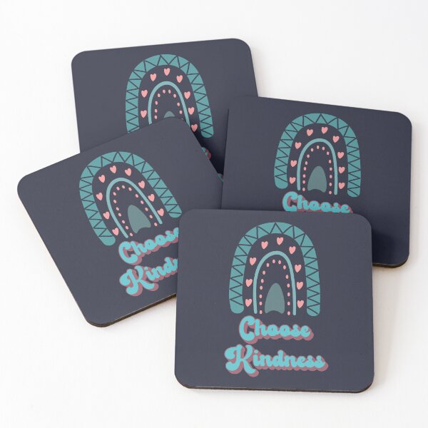 Item preview, Choose Kindness Vintage Retro Boho Rainbow Positivity designed and sold by Itaya Art.