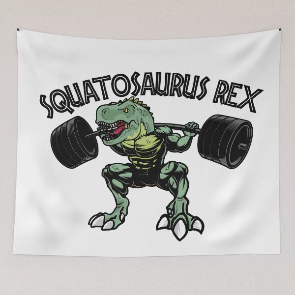 Item preview, The Almighty Squatosaurus Rex- Bodybuilding, Powerlifting, Crossfit, Fitness designed and sold by BarbellProject.