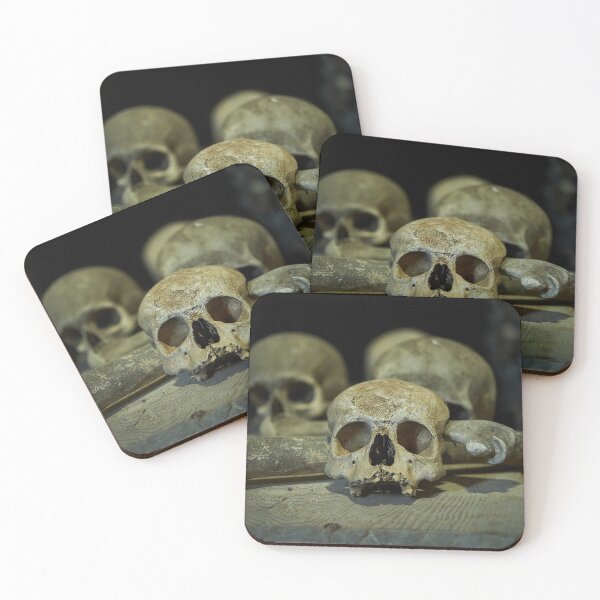 Item preview, Sedlec Ossuary Skulls Photo Art, Human Bone Church Mystery Skulls Art, Halloween Skull designed and sold by Sedlec Ossuary Project.