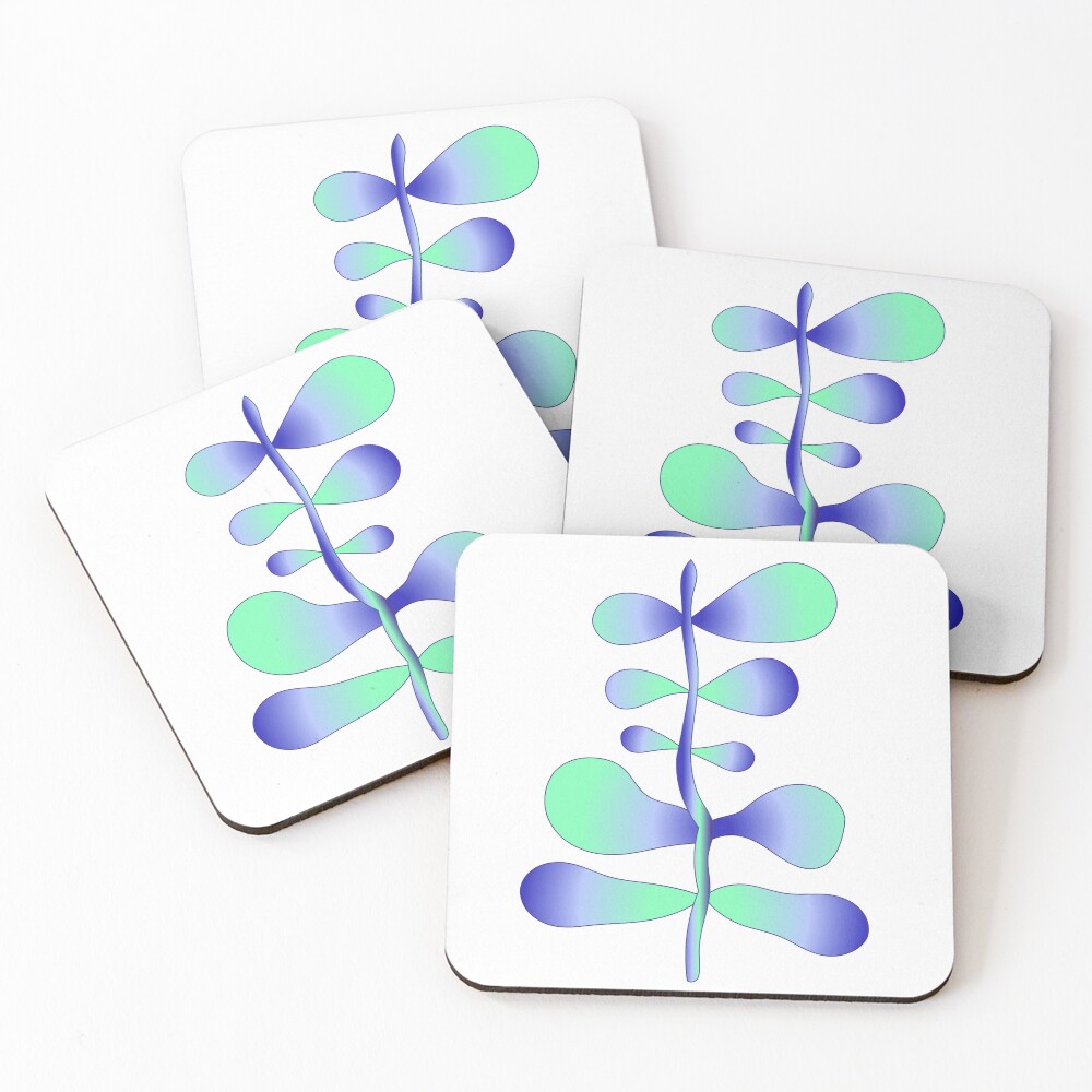 Item preview, Coasters (Set of 4) designed and sold by BlackKatPrint.