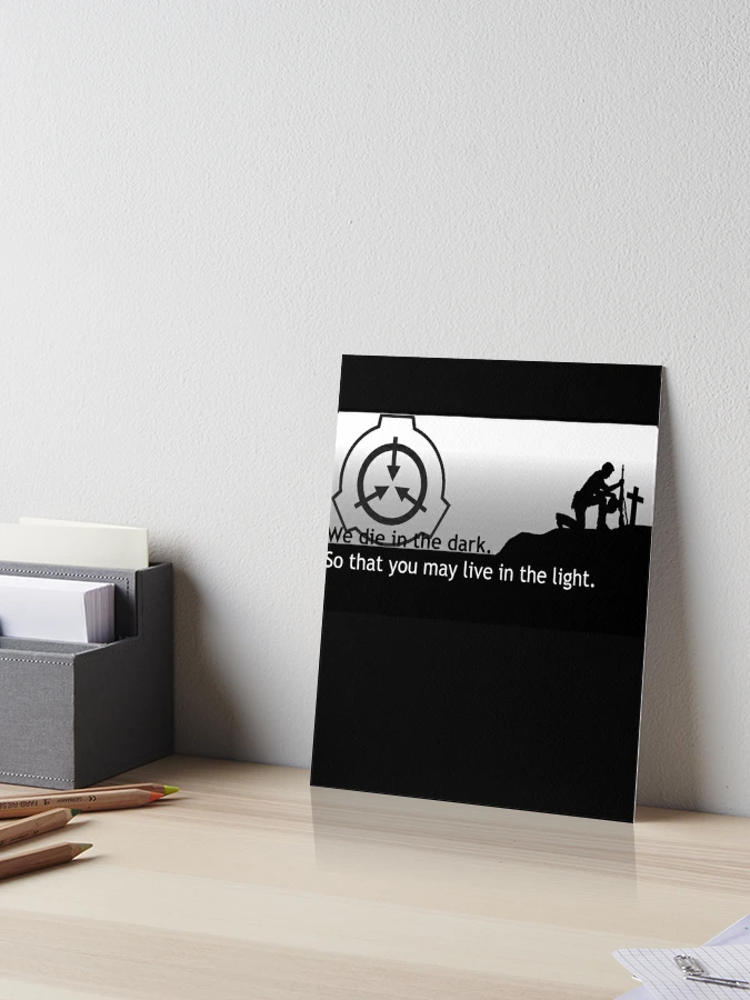 SCP Foundation We Die In The Dark So That You May Live In The Light iPad  Case & Skin for Sale by Yu-u-Ta