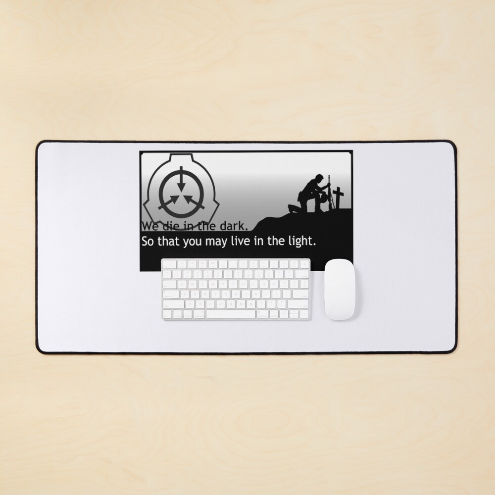 SCP Foundation We Die In The Dark So That You May Live In The Light iPad  Case & Skin for Sale by Yu-u-Ta