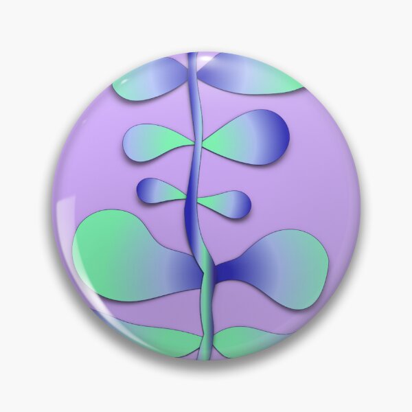 Item preview, Abstract Springtime Sprout w/Purple Background  designed and sold by BlackKatPrint.