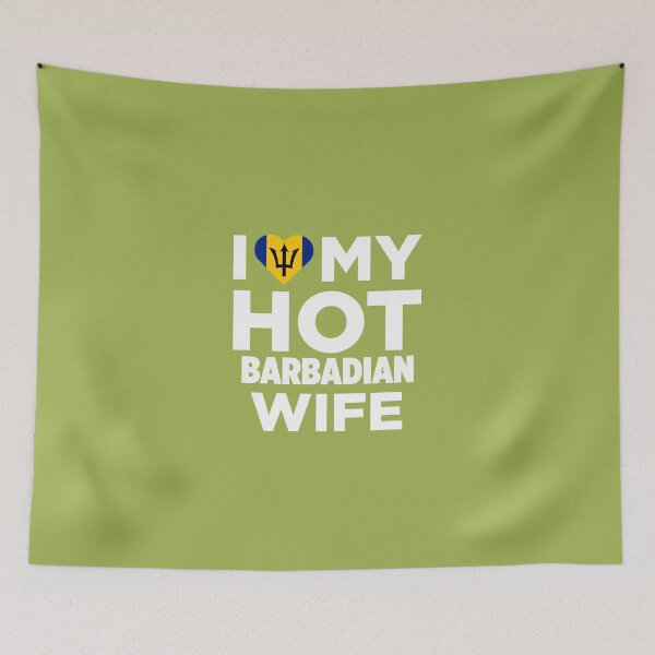 Item preview, I Love My Hot Barbadian Wife designed and sold by AlwaysAwesome.