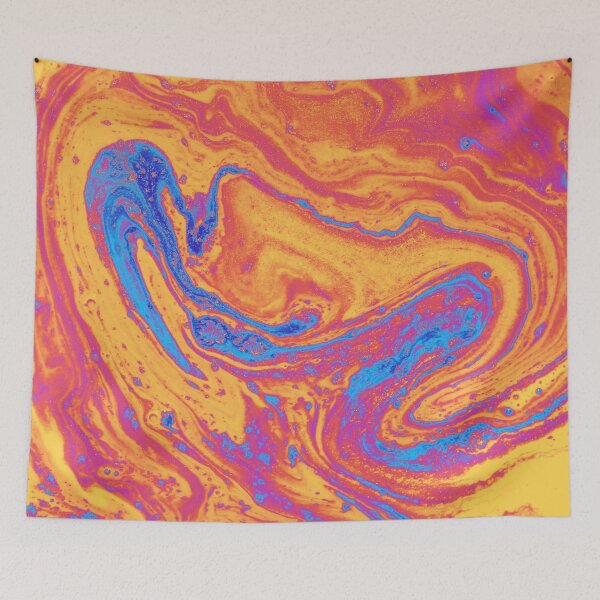 Item preview, Orange and Blue Marble  designed and sold by trendingatees.