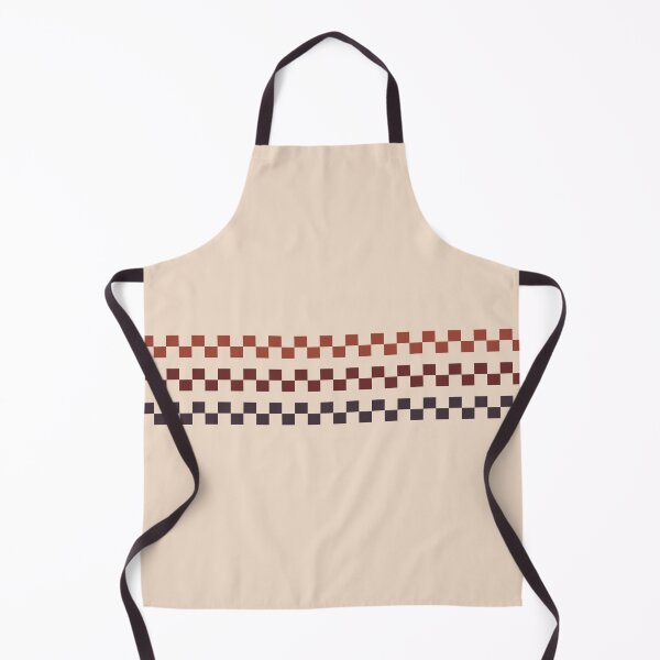 Item preview, Colored chess pattern stripes on cream color designed and sold by AlfabetDesign.