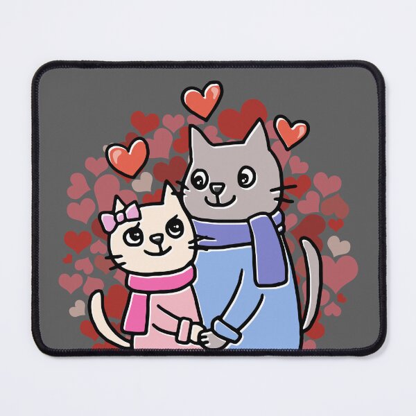 Item preview, Valentines day cat love each other designed and sold by amithachapa.