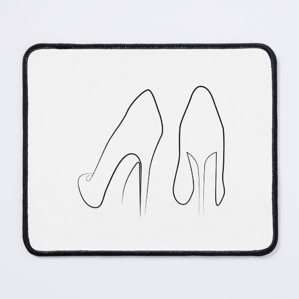 Item preview, One line art womens shoes designed and sold by evk-art.